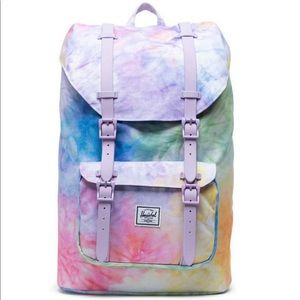 NWT Herschel Little America Backpack Mid-Volume Tie Dye
